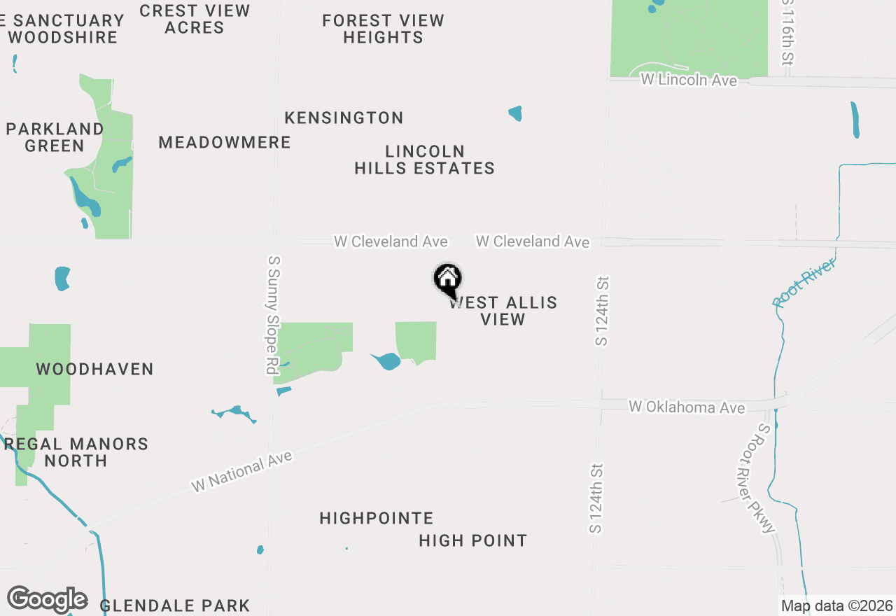 Map of 2844 S 132nd St, New Berlin, WI 53151