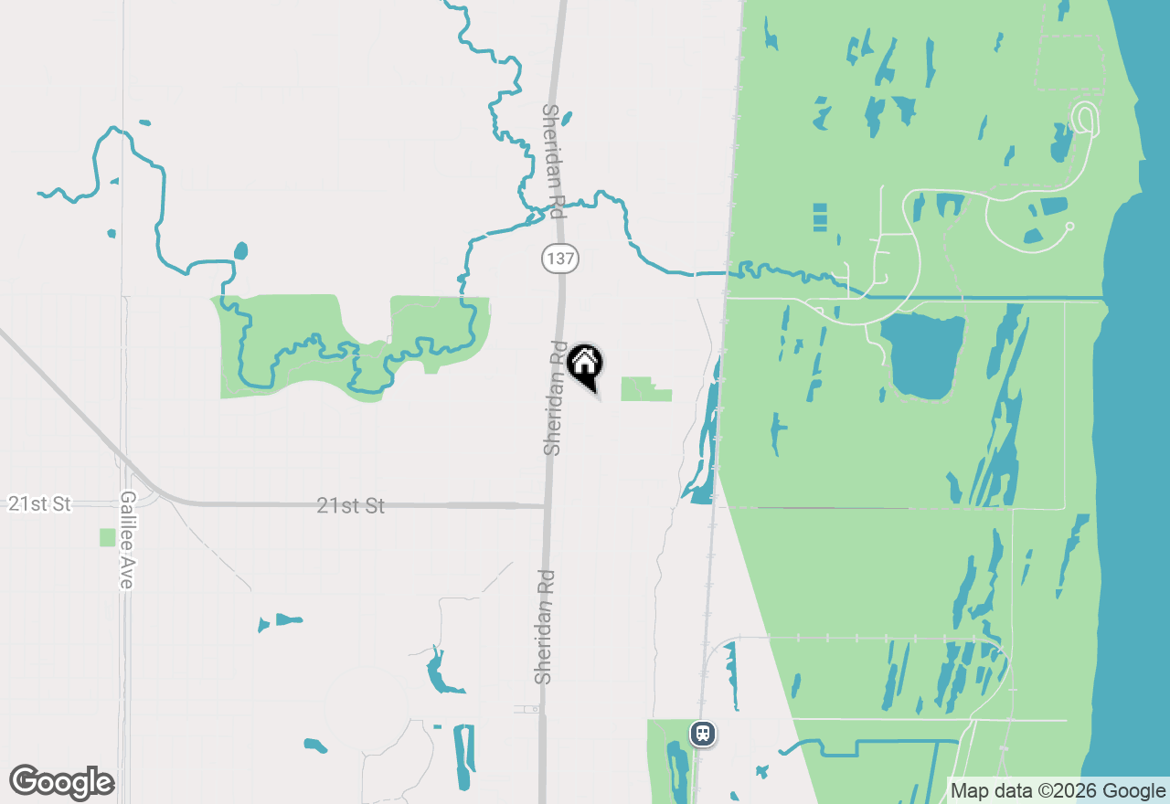 Map of 1901 Elim Avenue, Zion, IL 60099