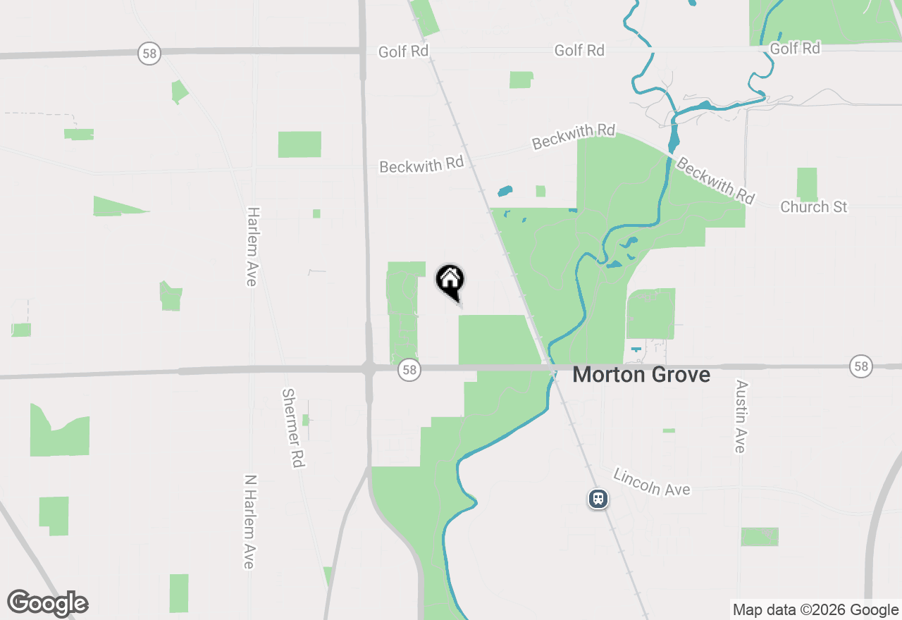 Map of (Address confidential), Morton Grove, Illinois 60053