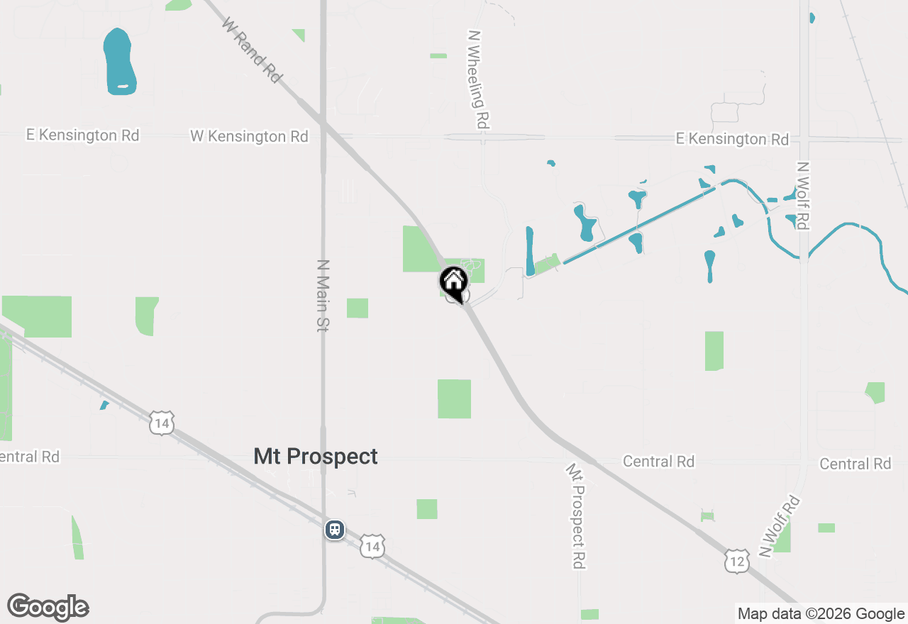 Map of 308 N William Street, Mount Prospect, IL 60056