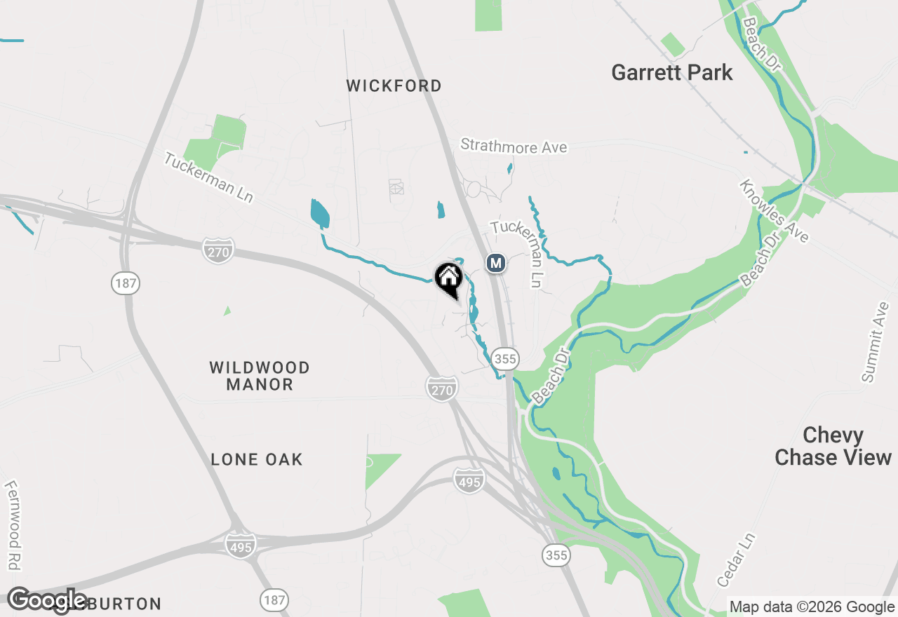 Map of 10401 Grosvenor Place #1327, Rockville, MD 20852
