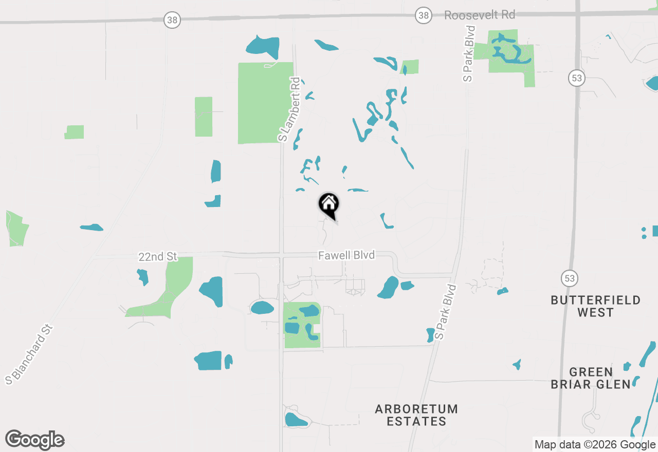 Map of 363 Pembroke Lane #3, Glen Ellyn, IL 60137