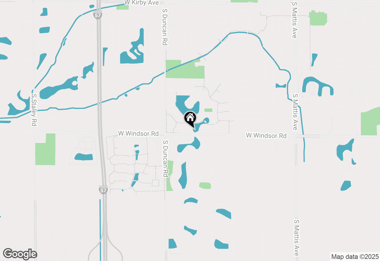 Map of 2902 Crossing Court #B, Champaign, IL 61822