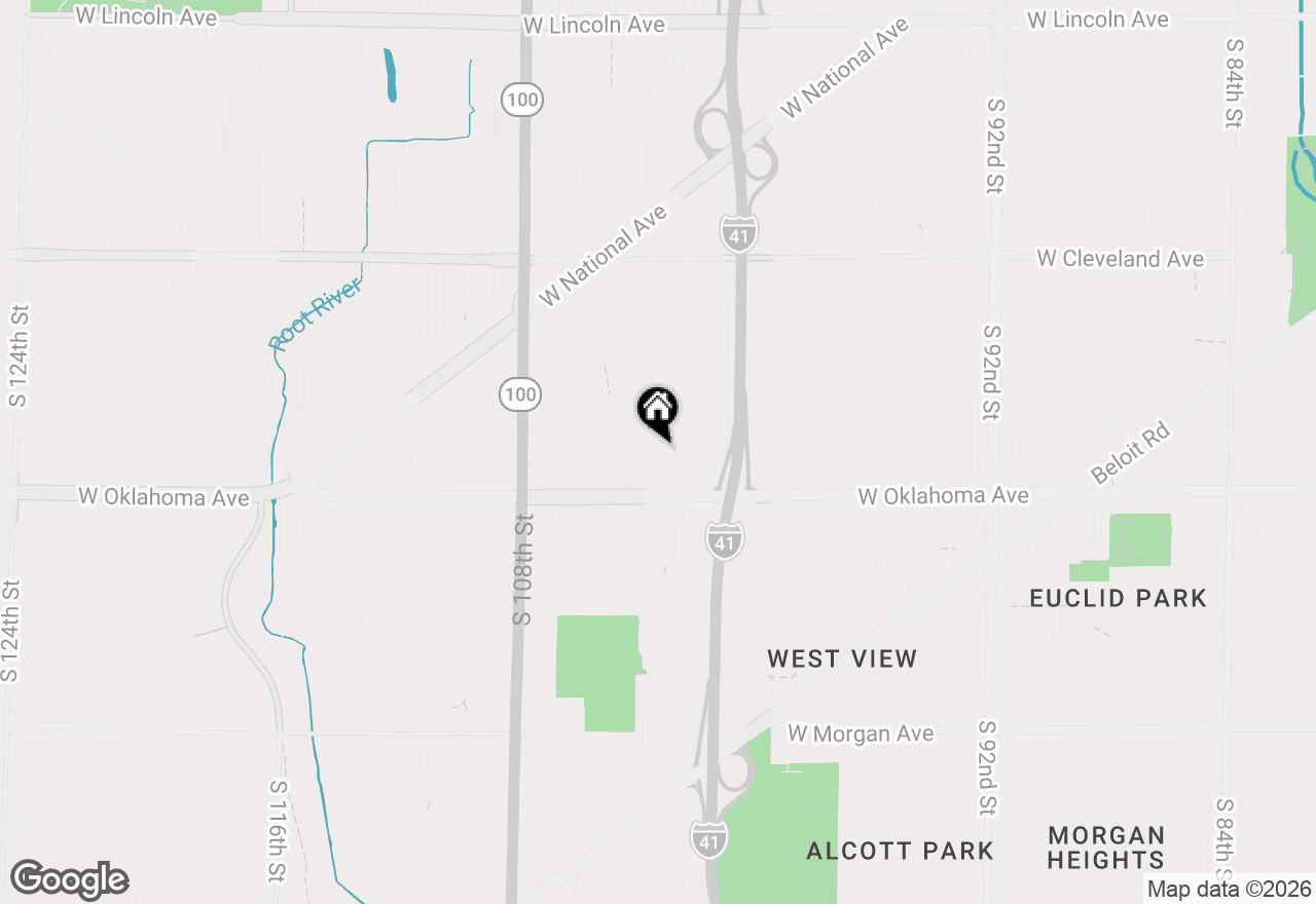 Map of 2970 S 104th St, West Allis, WI 53227