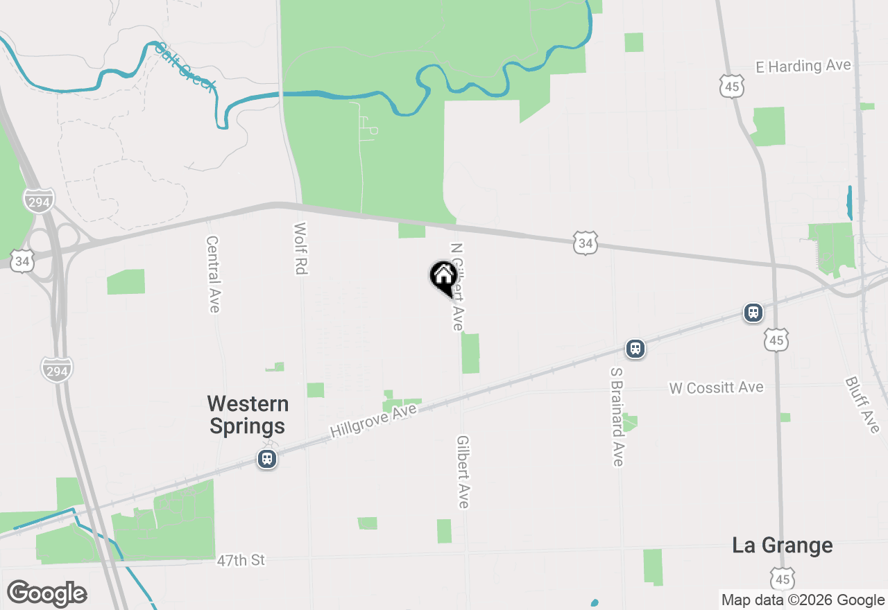 Map of 4049 Harvey Avenue, Western Springs, IL 60558