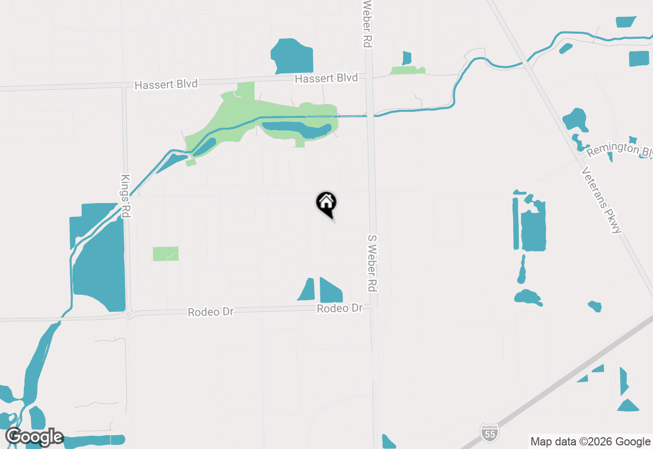 Map of 720 Countryside Drive, Bolingbrook, IL 60490