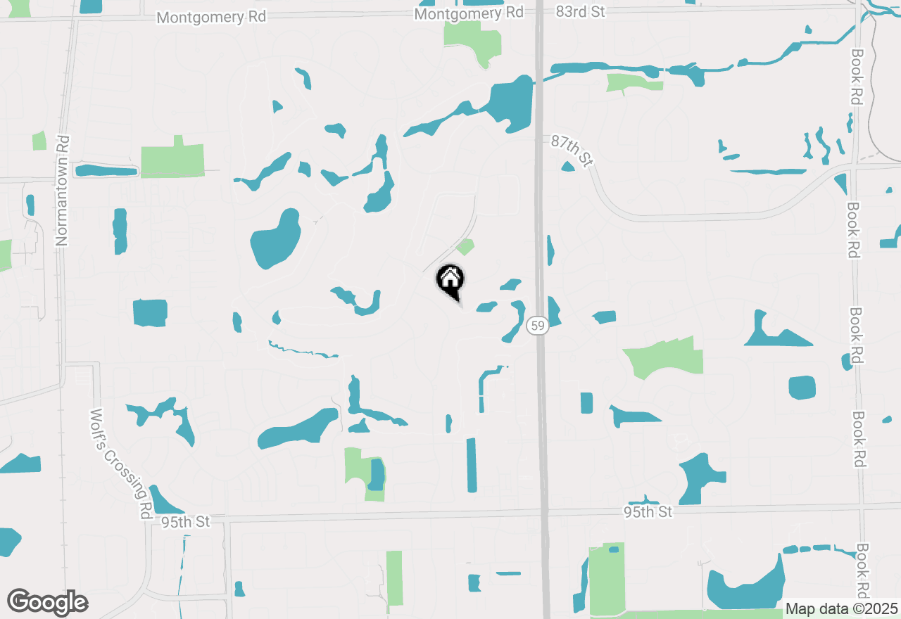 Map of 2528 Saddlebrook Drive, Naperville, IL 60564