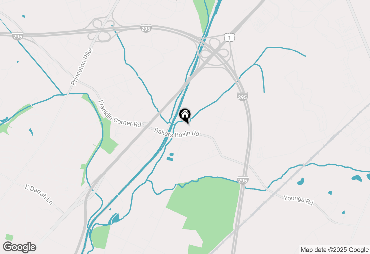 Map of 220 Bakers Basin Road, Trenton, NJ 08648