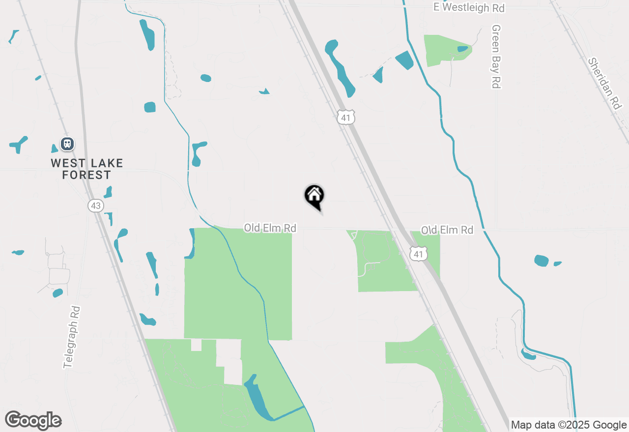 Map of 1160 Harlan Court, Lake Forest, IL 60045