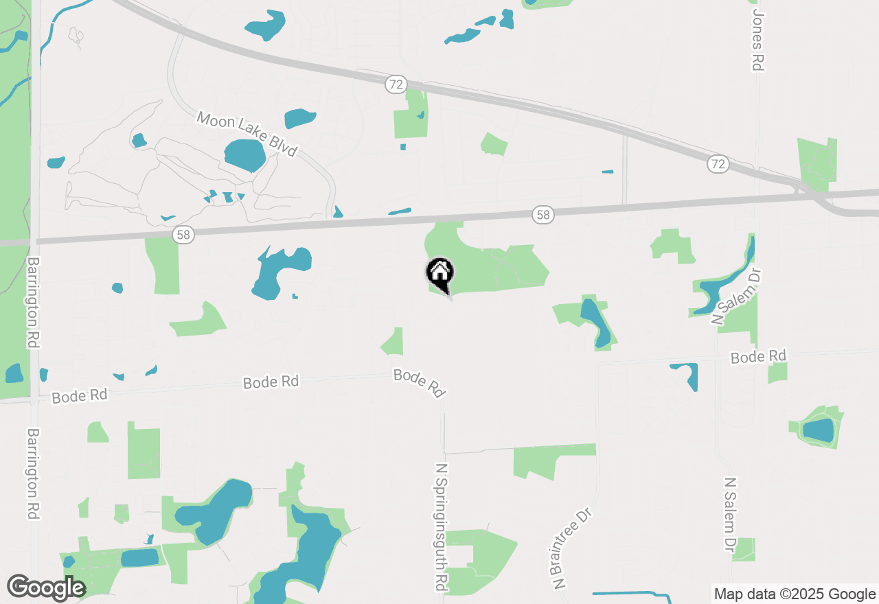 Map of 1574 Crowfoot Circle, Hoffman Estates, IL 60169