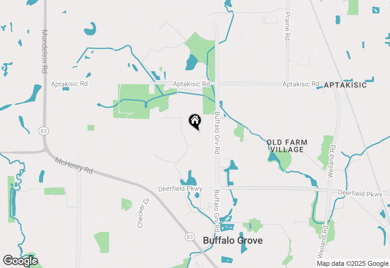 Map of 449 Caren Drive, Buffalo Grove, IL 60089