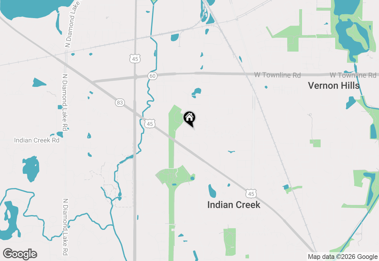 Map of 883 Sparta Court, Vernon Hills, IL 60061