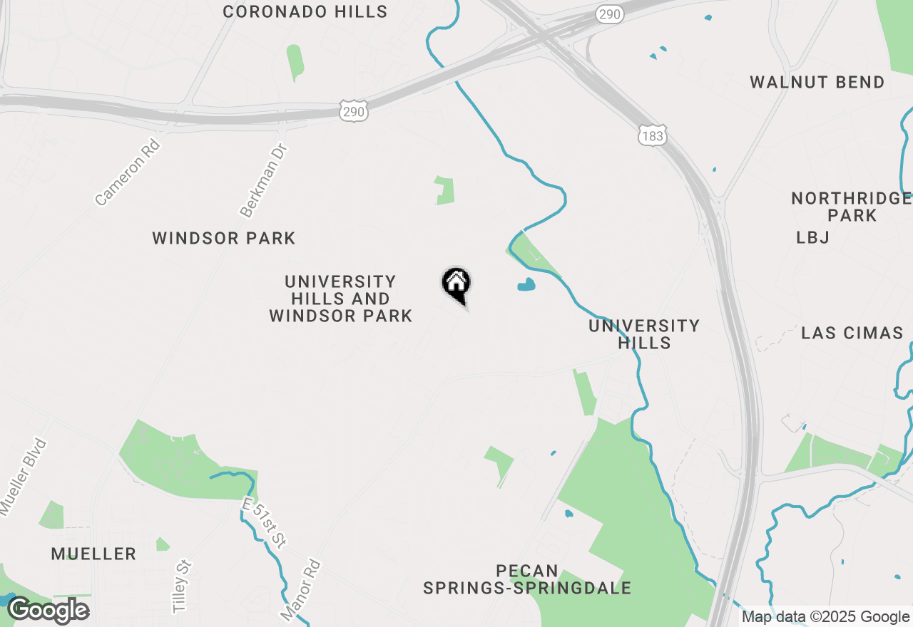 Map of 2720 Bristol Dr #1, Austin, TX 78723