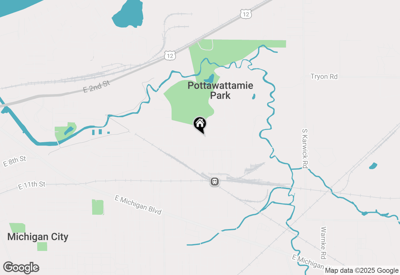 Map of 201 Friendship Trail, Michigan City, IN 46360