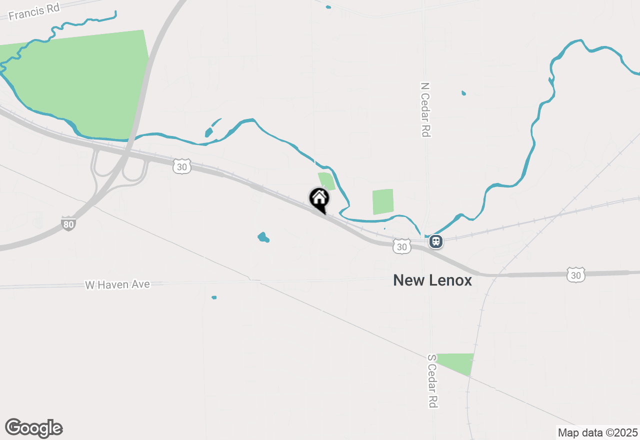 Map of 340 W Maple Street #352WB, New Lenox, IL 60451