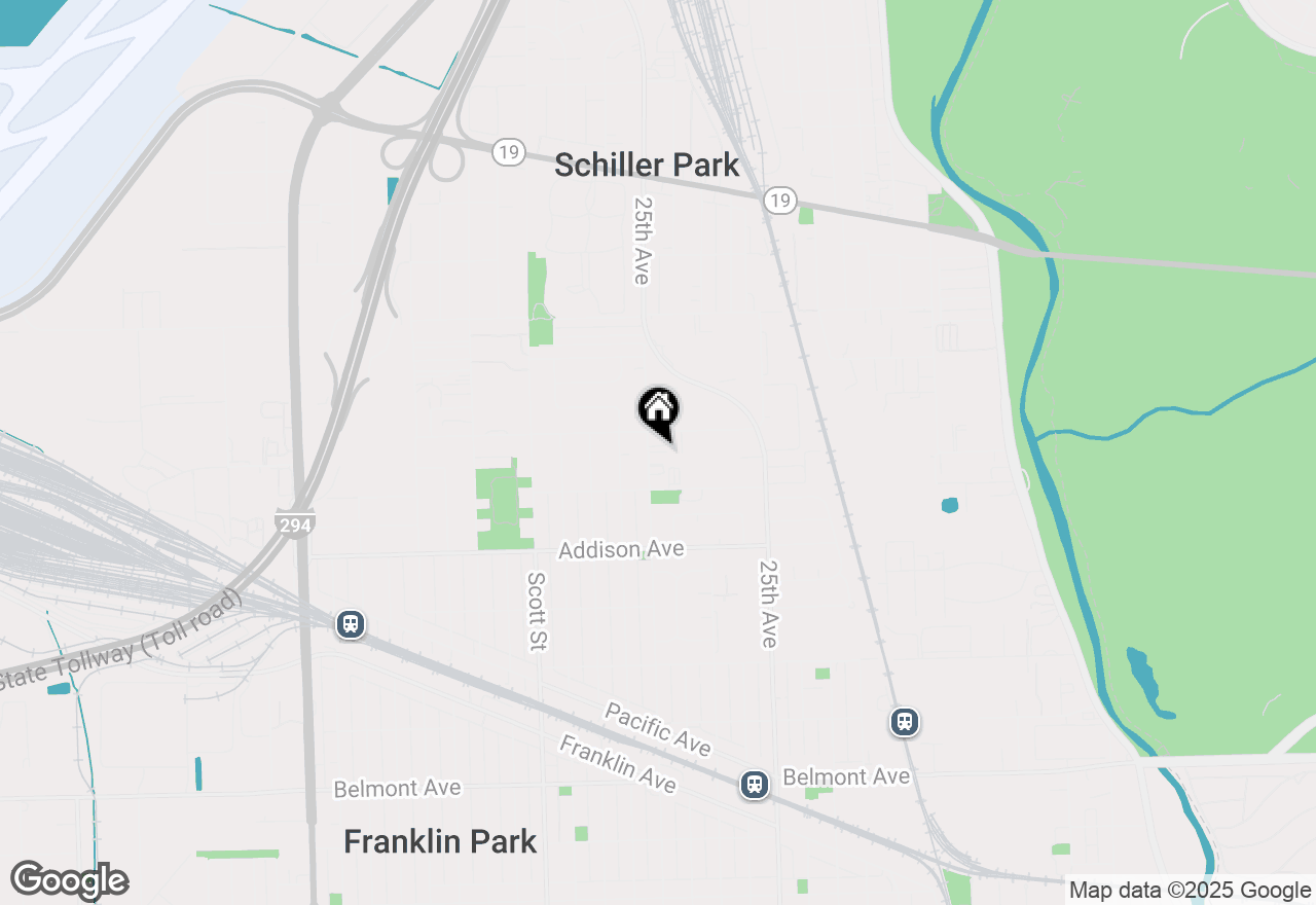 Map of 3723 N Ruby Street #206N, Schiller Park, IL 60176