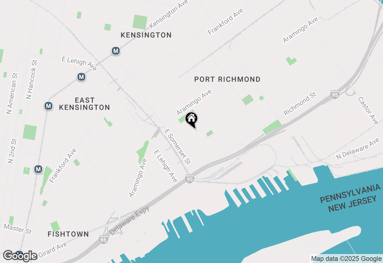 Map of 2530 E Monmouth Street, Philadelphia, PA 19134