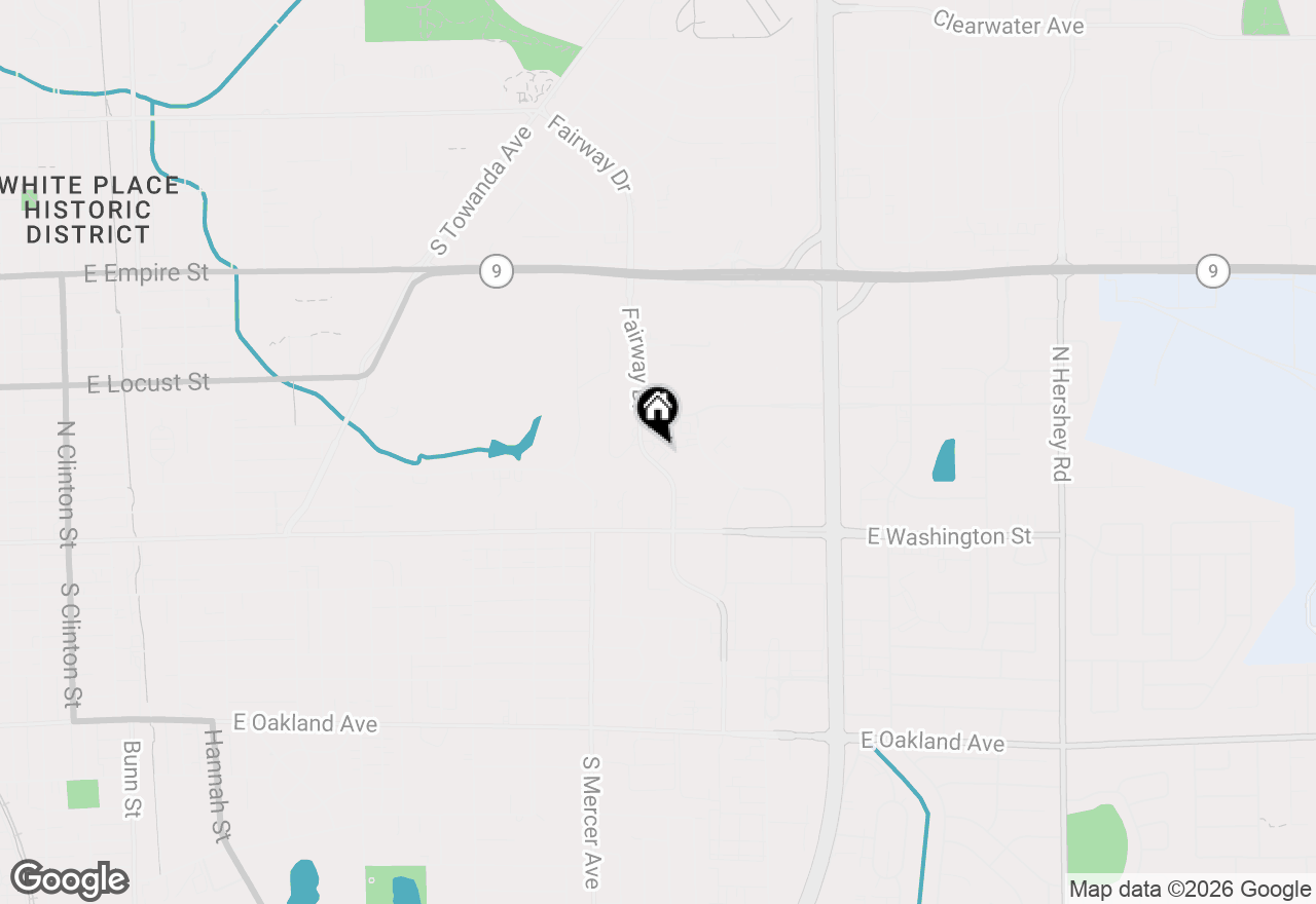 Map of 5208 Finlen Lane, Bloomington, IL 61705