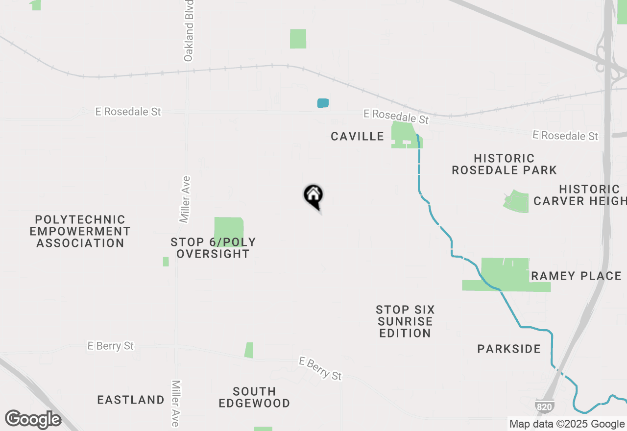 Map of 2009 Danner Street #2011, Fort Worth, TX 76105