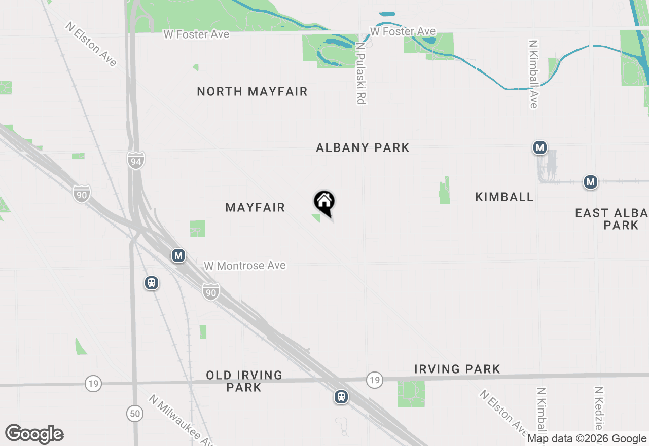Map of 4533 N Kedvale Avenue #1R, Chicago, IL 60630