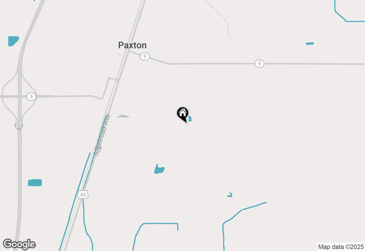 Map of 727 E Summer Street, Paxton, IL 60957