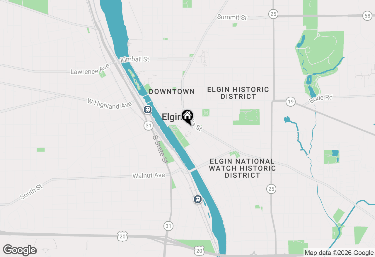 Map of 132 Dawson Drive, Elgin, IL 60120
