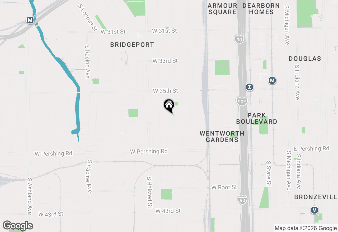 Map of 3640 S Lowe Avenue, Chicago, IL 60609