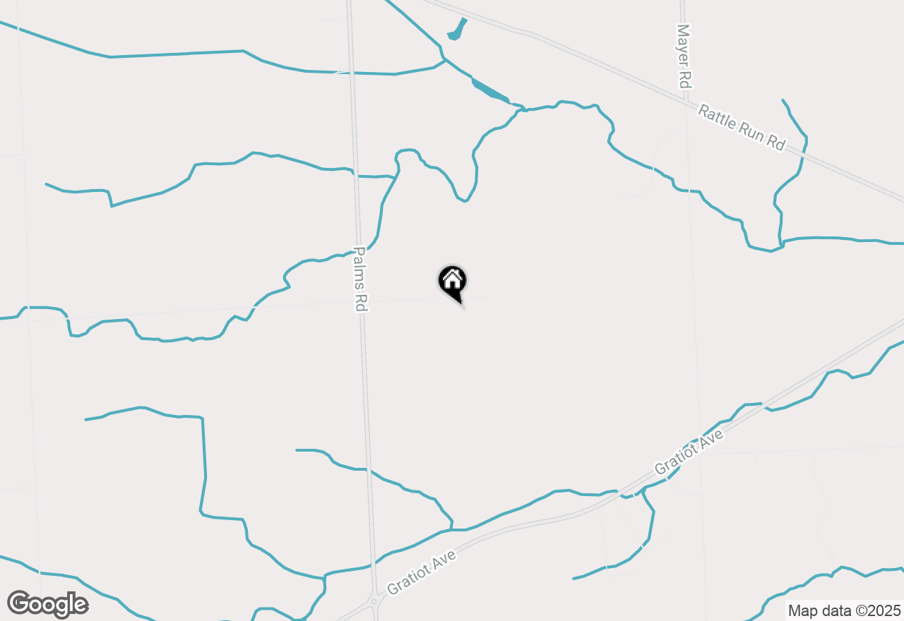 Map of 7857 Kendall Road, Columbus, MI 48063