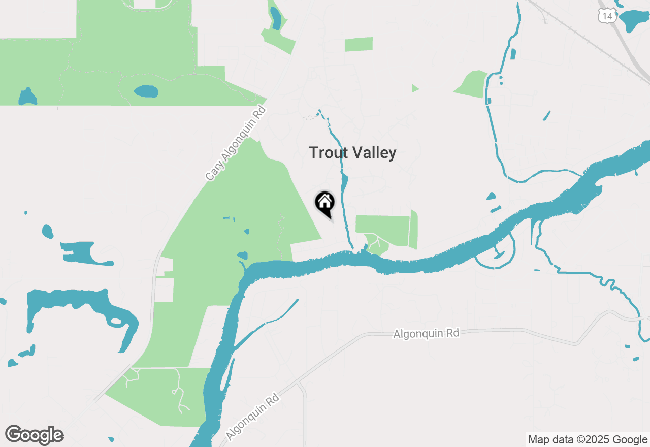 Map of 235 Valley Road, Trout Valley, IL 60013