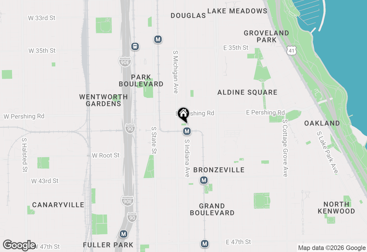 Map of 3944 S Indiana Avenue #2R, Chicago, IL 60653