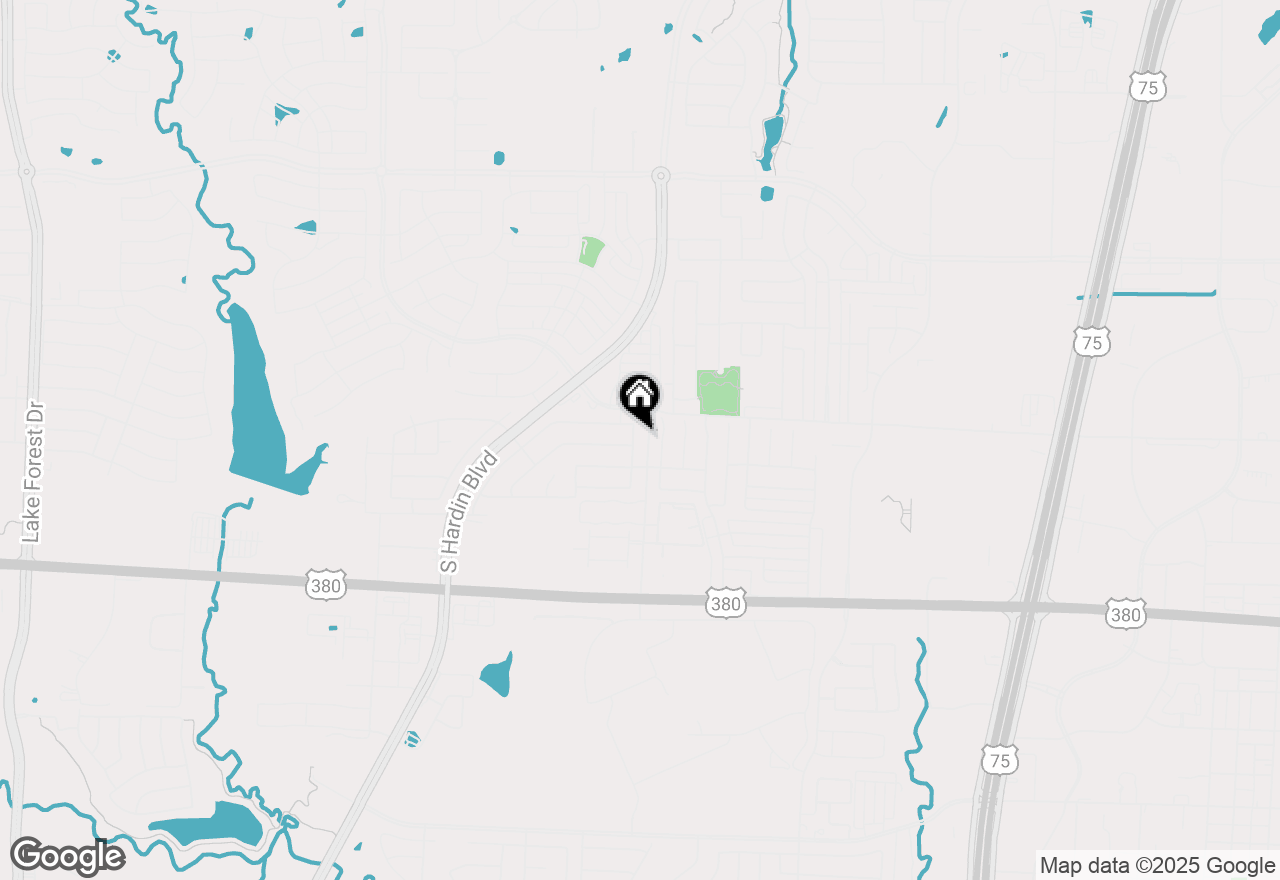 Map of 2304 Hayes Street, Mckinney, TX 75071