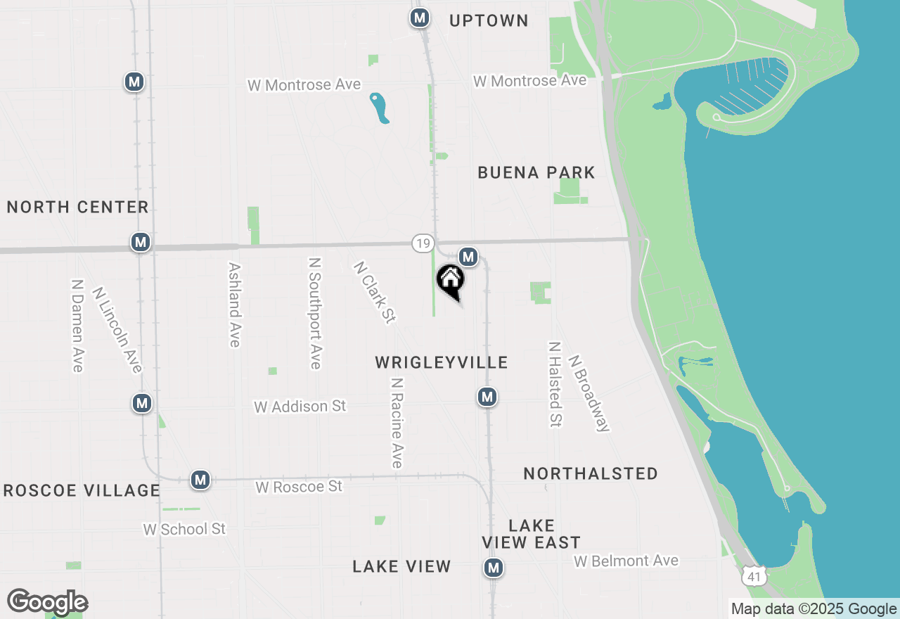 Map of (Address confidential), Chicago, Illinois 60613