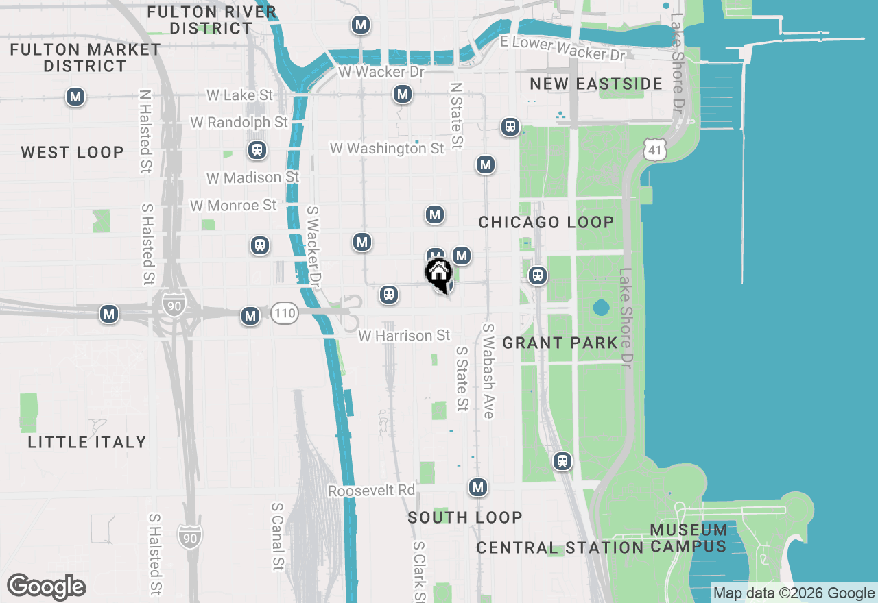 Map of 431 S Dearborn Street #601, Chicago, IL 60605