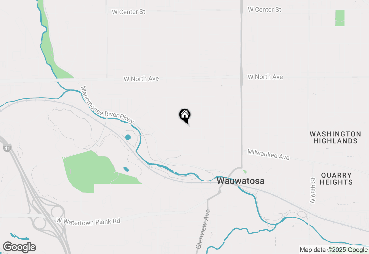 Map of 1904 N 83rd St, Wauwatosa, WI 53213