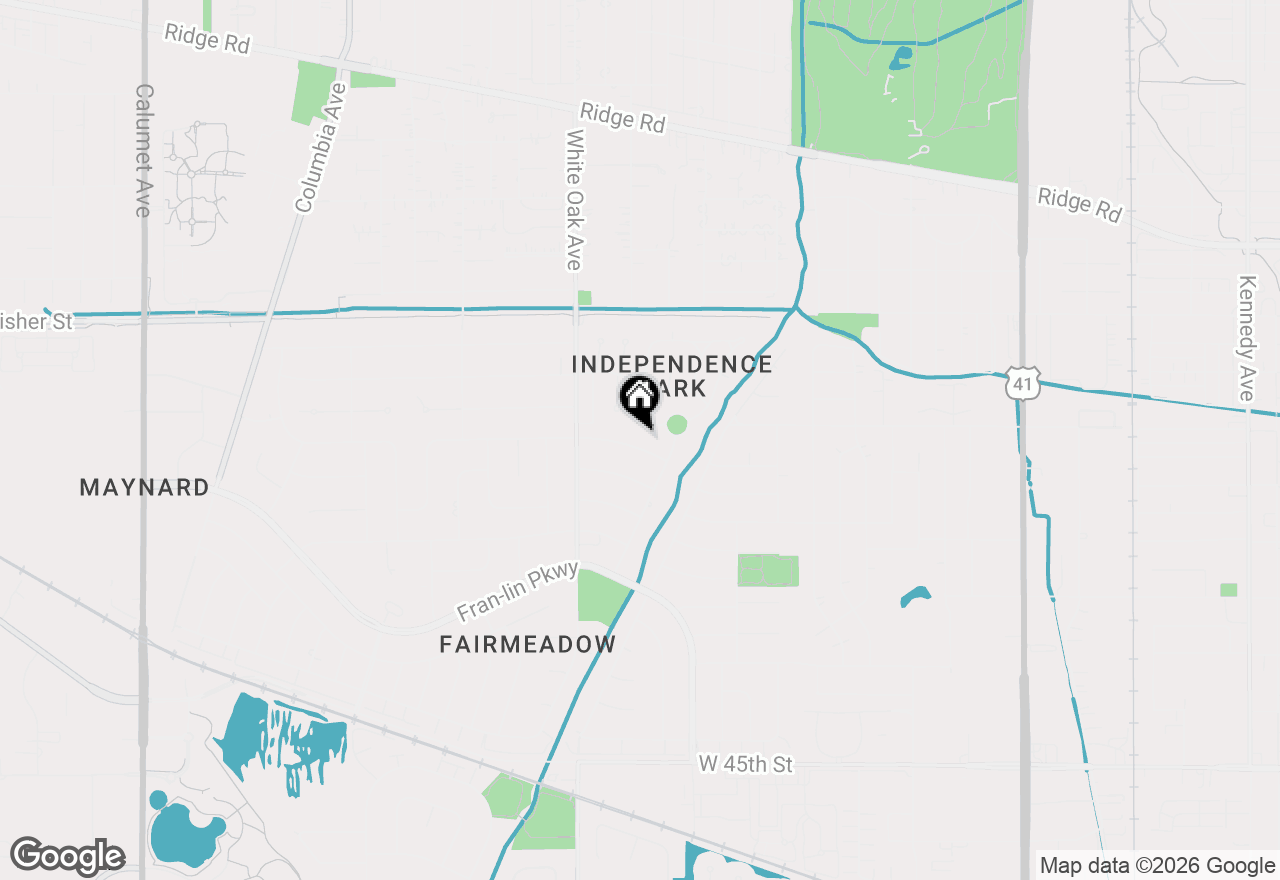 Map of 1645 Tulip Lane, Munster, IN 46321
