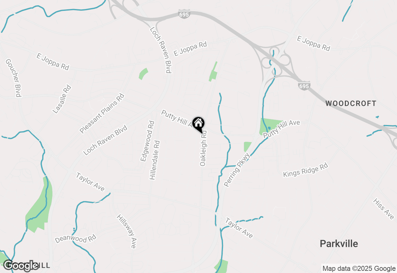 Map of 8301 Bon Air Road, Parkville, MD 21234