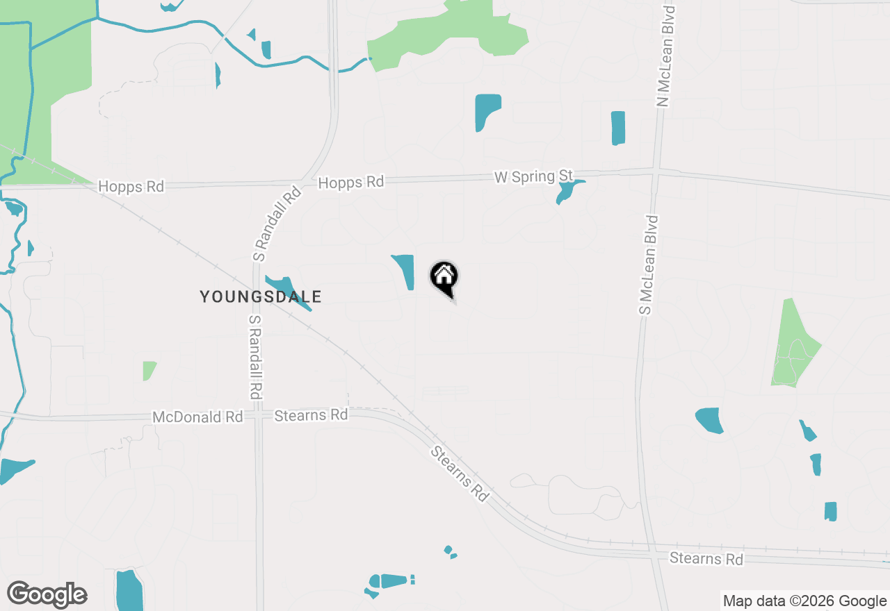 Map of 1546 Marlo Lane, South Elgin, IL 60177