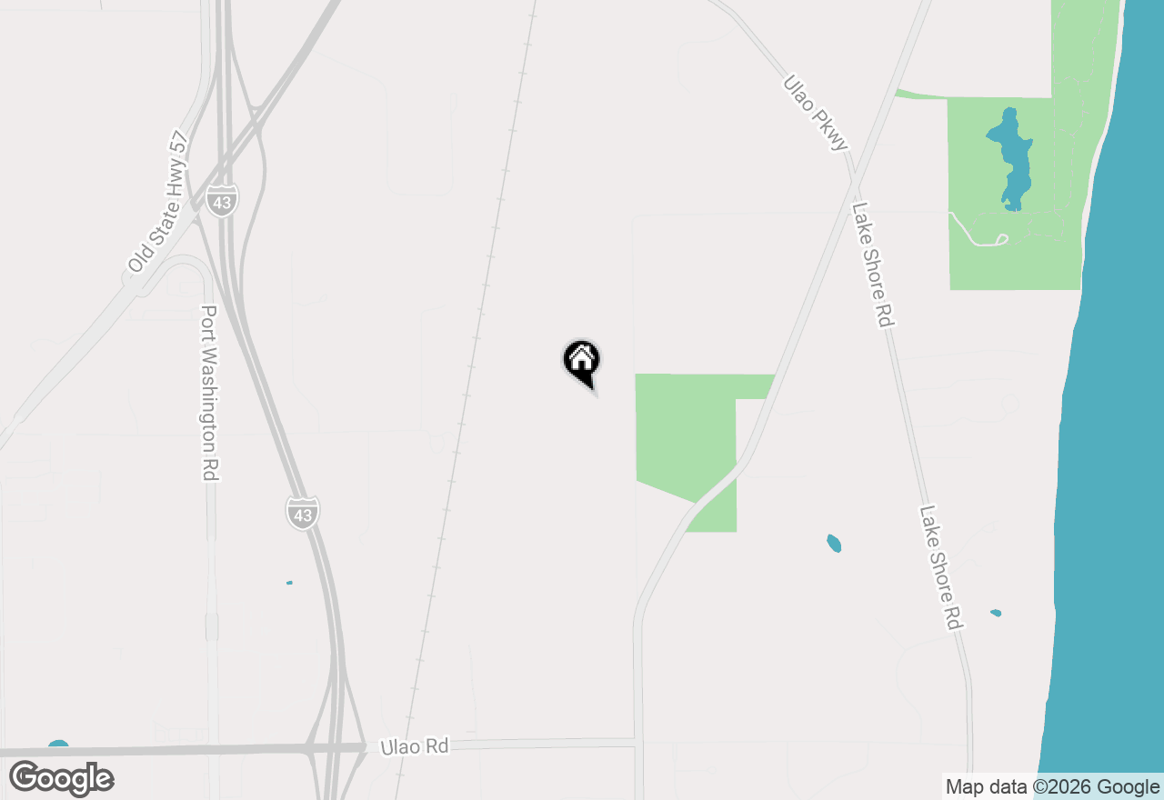 Map of 1615 Ulao Pkwy S, Grafton, WI 53024