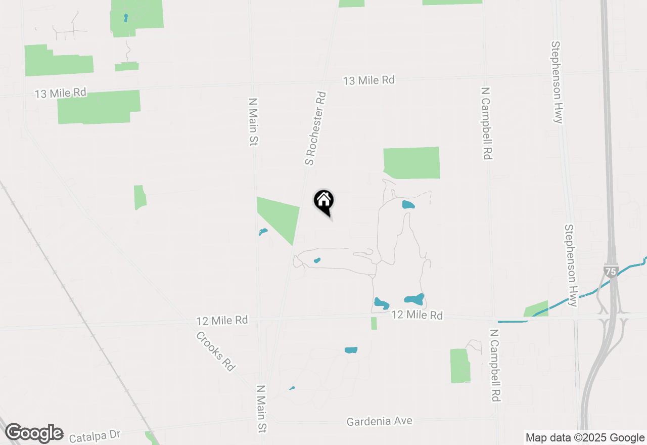 Map of 419 Parkdale Avenue, Royal Oak, MI 48073