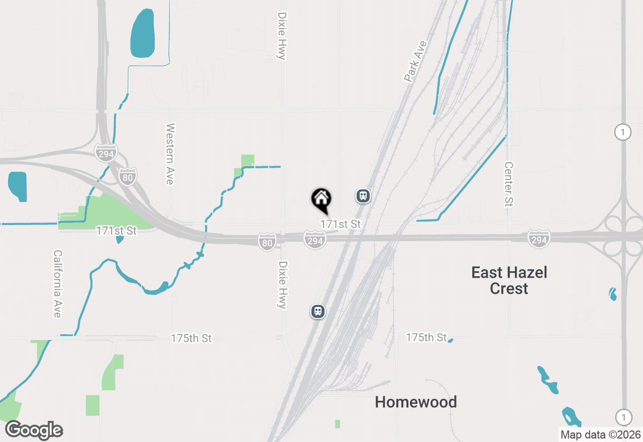 Map of 17092 Jodave Avenue, Hazel Crest, IL 60429