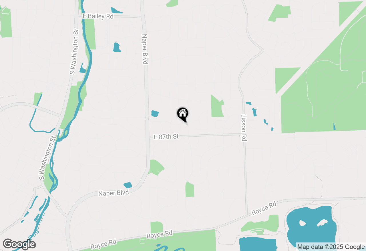Map of 816 Spindletree Avenue, Naperville, IL 60565