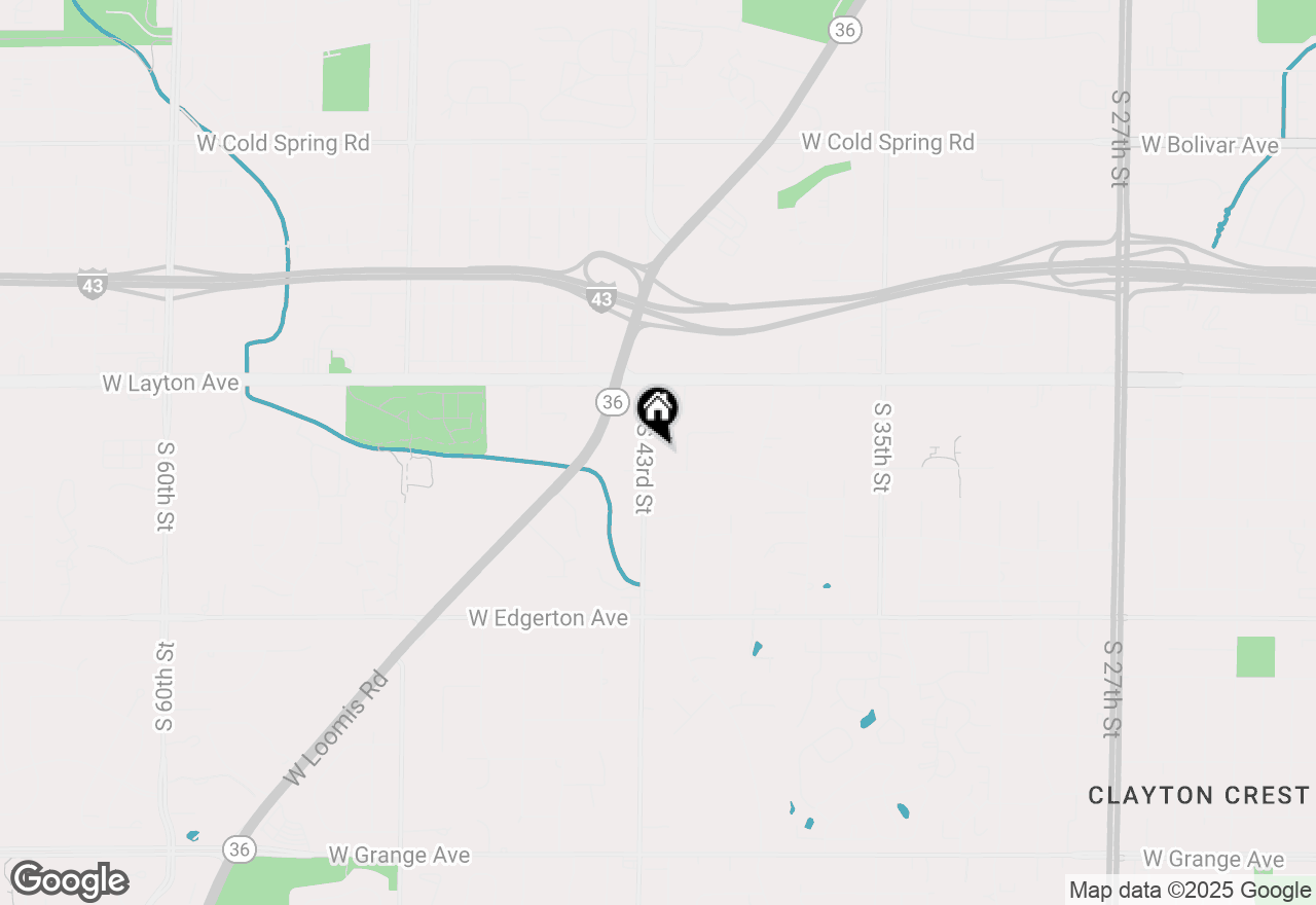 Map of 4820 S 43rd St, Greenfield, WI 53220