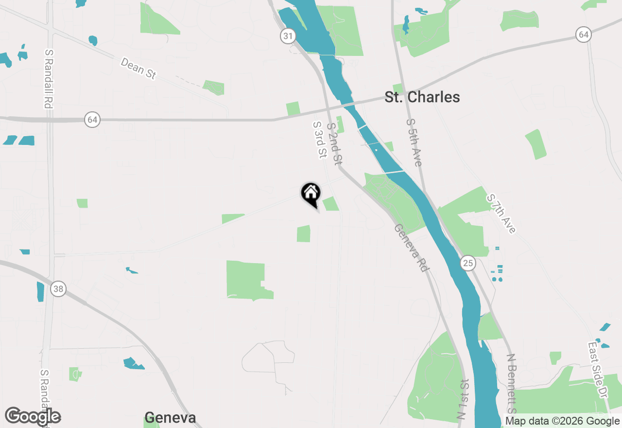 Map of 712 S 5th Street, St. Charles, IL 60174