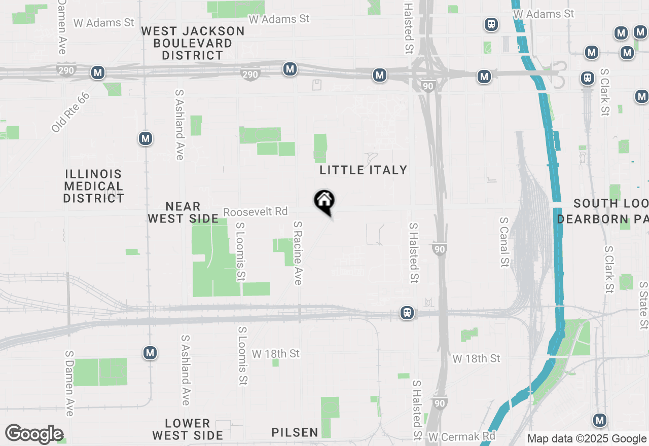 Map of 1232 S Blue Island Avenue #301, Chicago, IL 60608