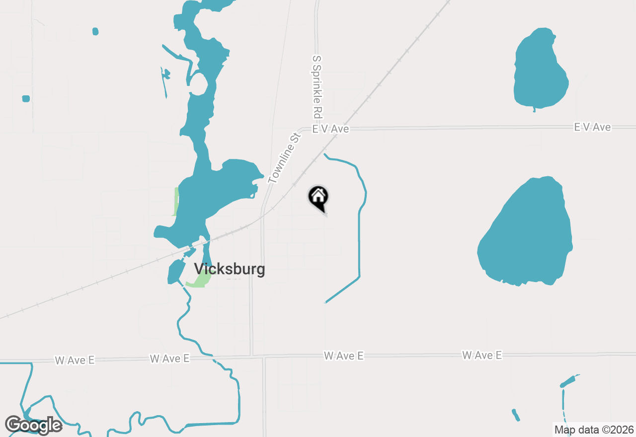Map of 524 Rose Street, Vicksburg, MI 49097