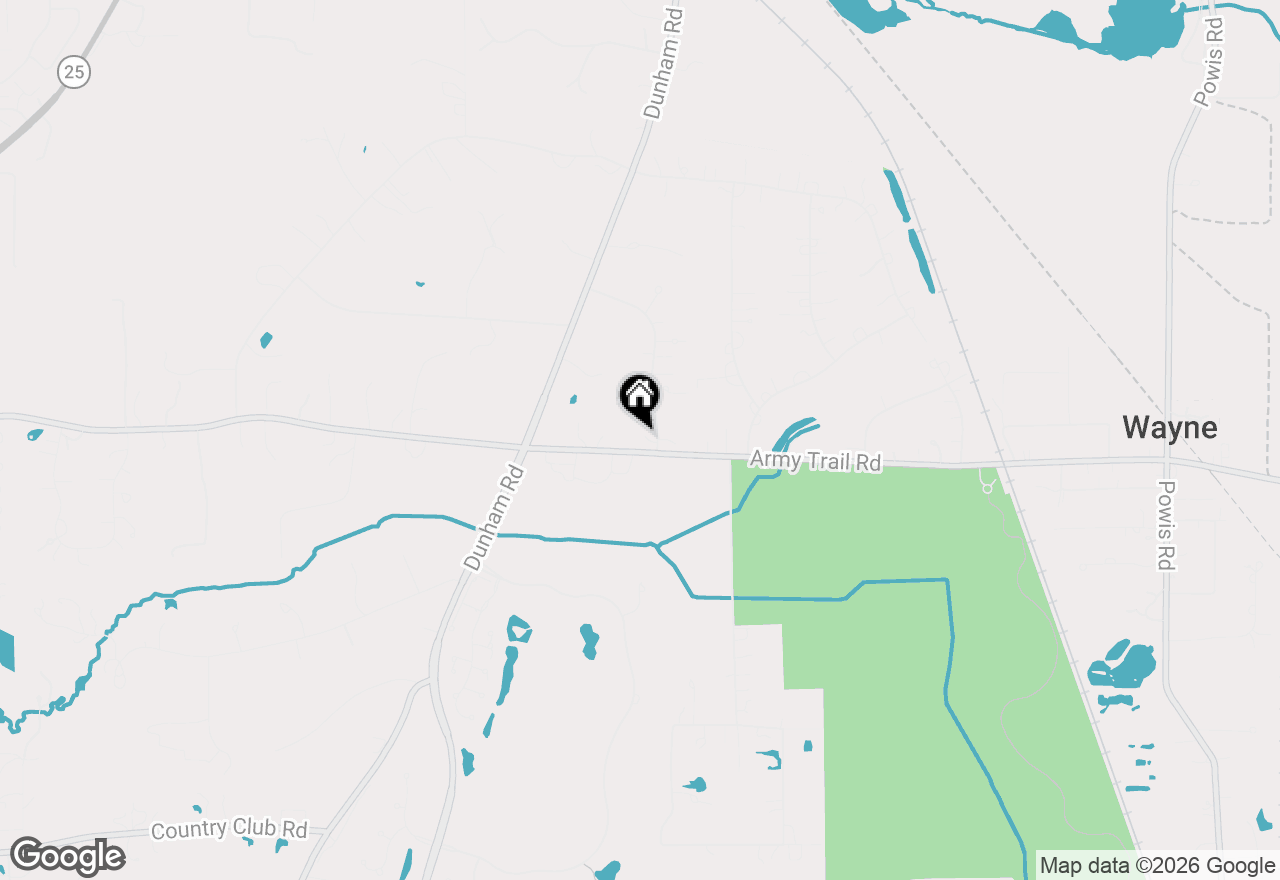 Map of 5N584 Dunham Trails Road, Wayne, IL 60184