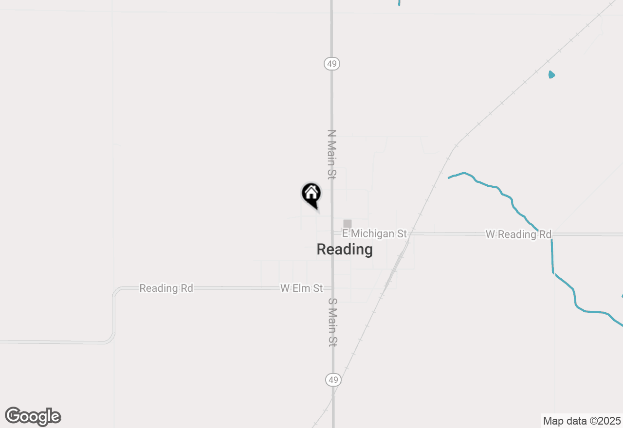Map of 202 N Union Street, Reading, MI 49274