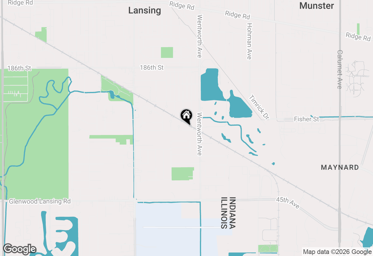 Map of 3518 S Manor Drive, Lansing, IL 60438