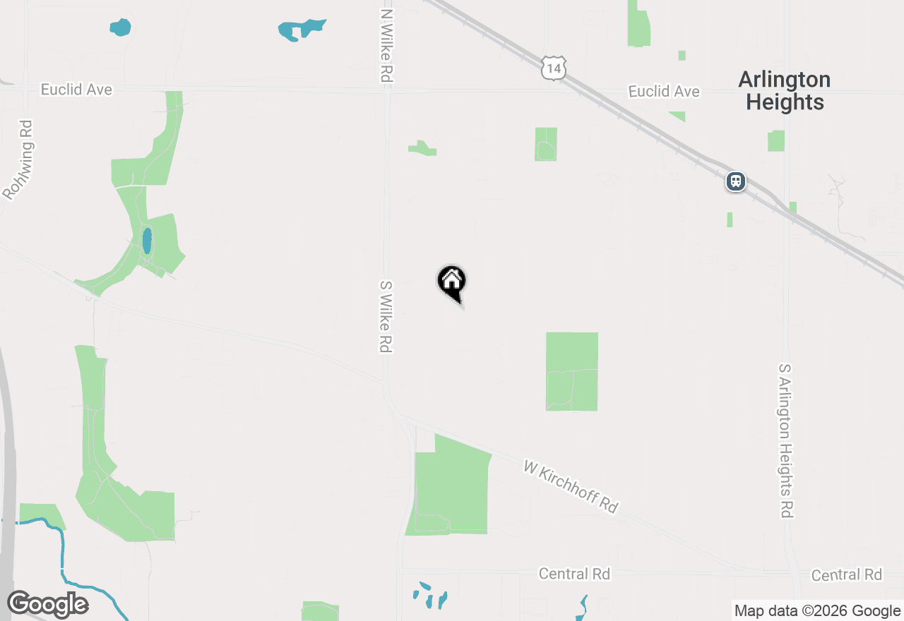 Map of 301 S Yale Avenue, Arlington Heights, IL 60005