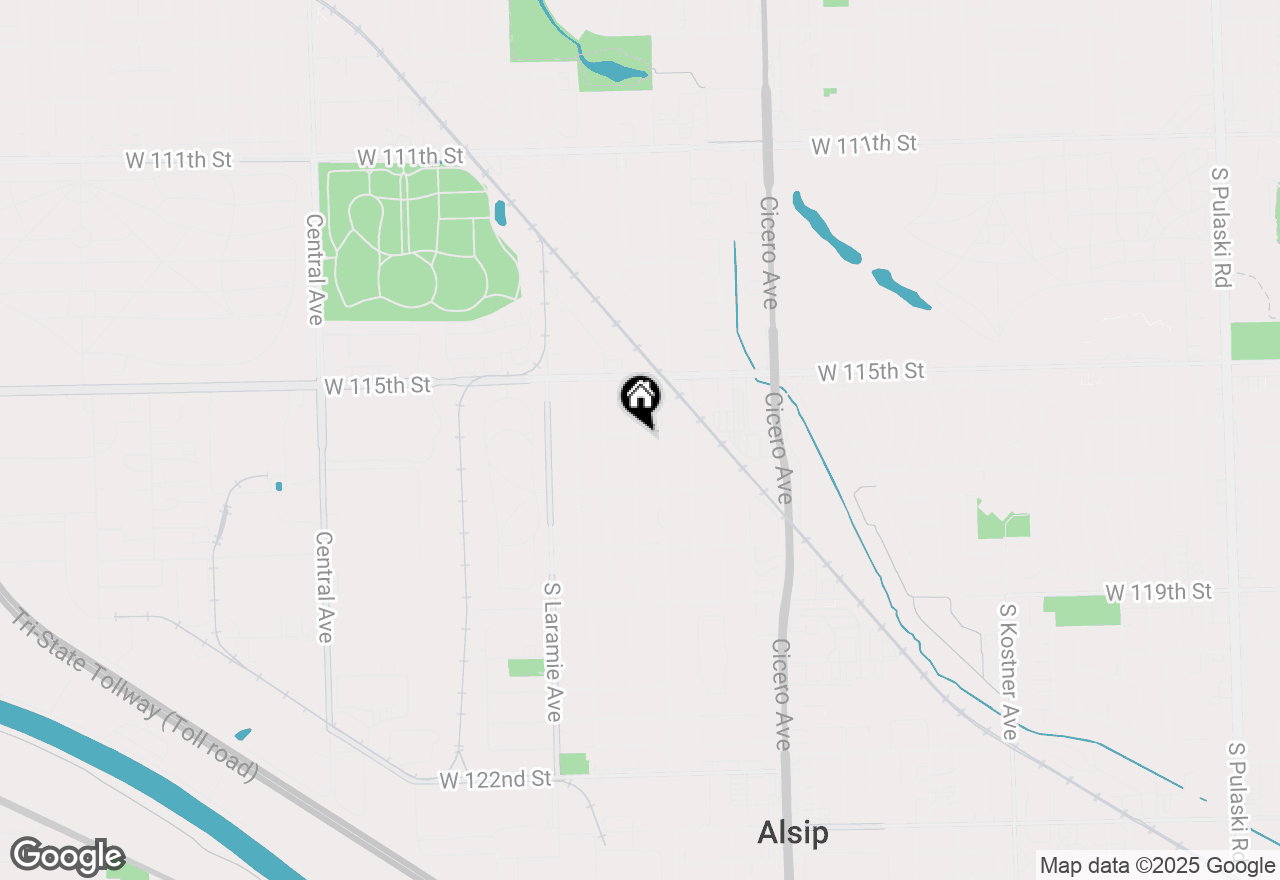 Map of 11601 S Lawler Avenue, Alsip, IL 60803